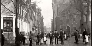 Vintage: Amsterdam in Victorian Era by Jacob Olie (1890s)