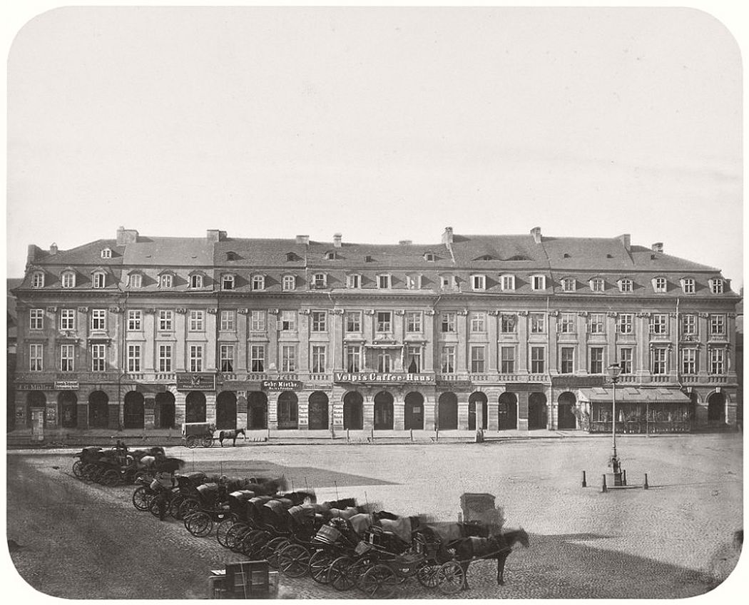 Leopold Ahrendts  Square An der Stechbahn, around 1863