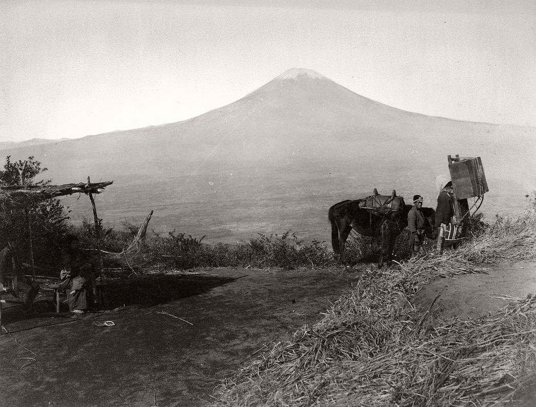 Mount Fuji seen from Otome pass, ca. 1890