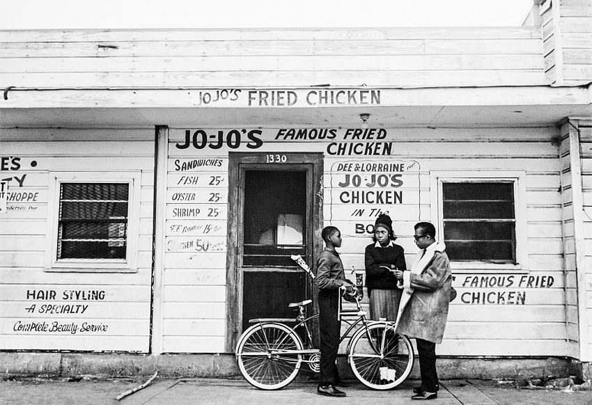 James Baldwin, Jojo's Fried Chicken, New Orleans, 1963