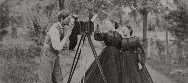 Vintage: 19th Century Photographers with their Cameras