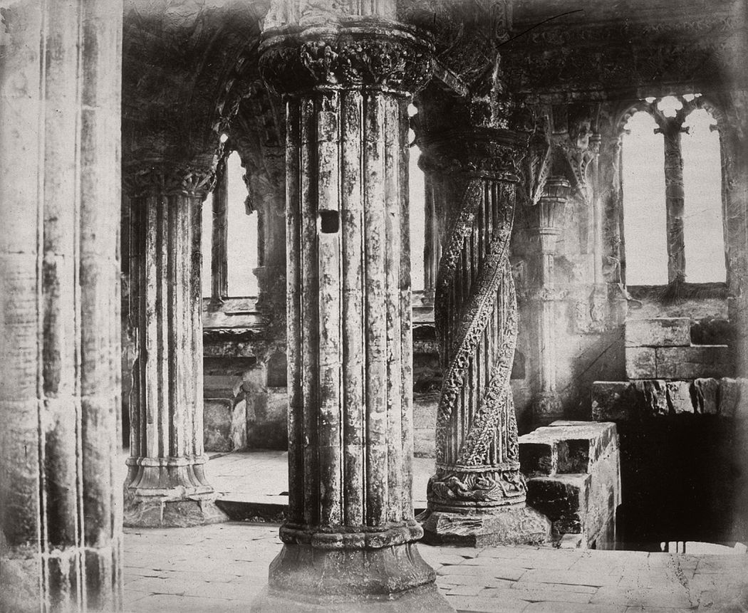 Rosslyn Chapel Apprentice Pillar, Edinburgh, 1860