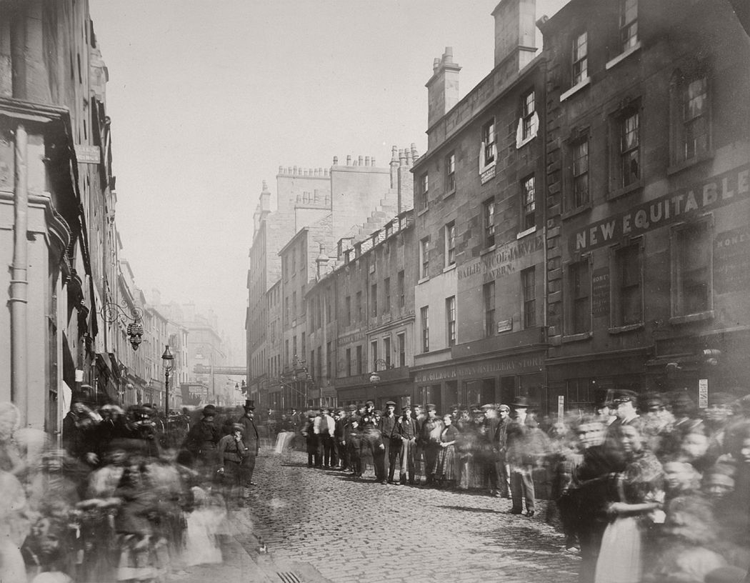 Saltmarket from Bridgegate, Glasgow, 1868-71