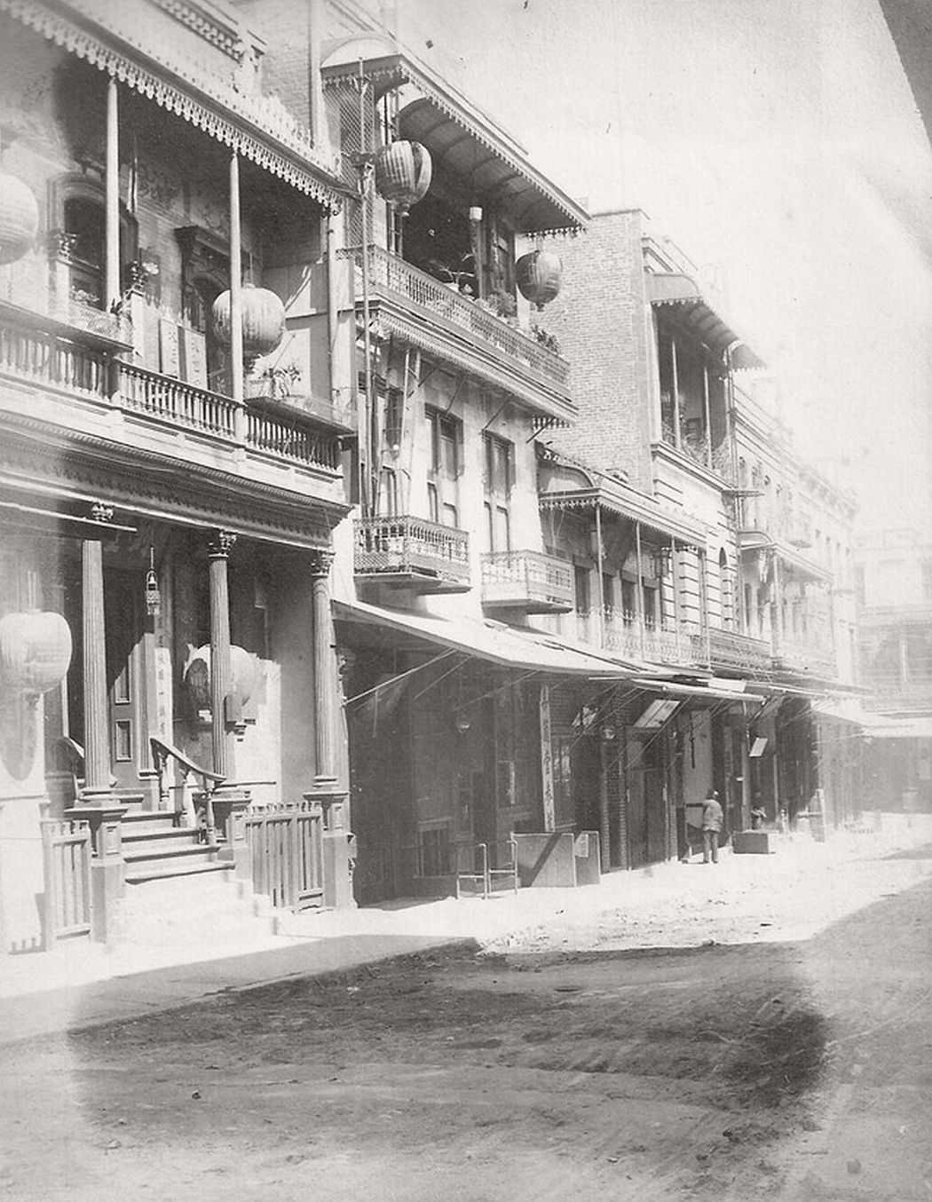 Chinatown in SF, Cal. around 1900