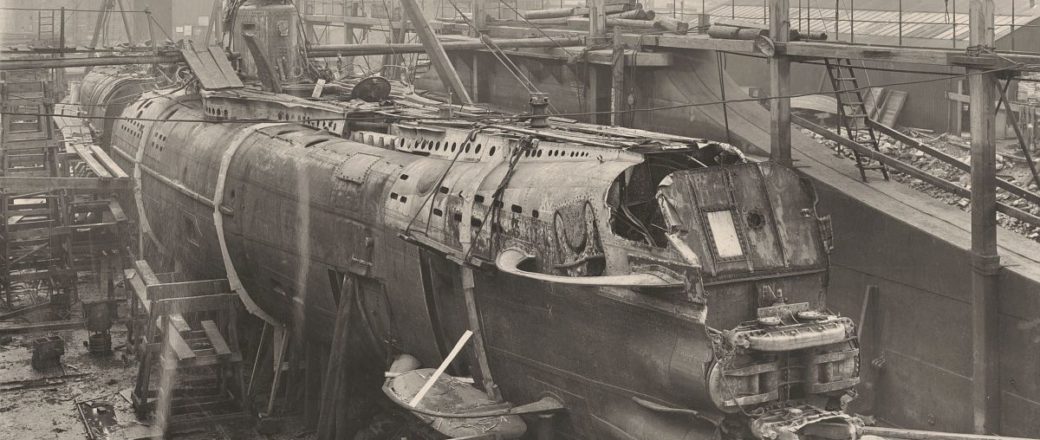 Vintage: The sinking and raising of U-Boat 110 (1918)