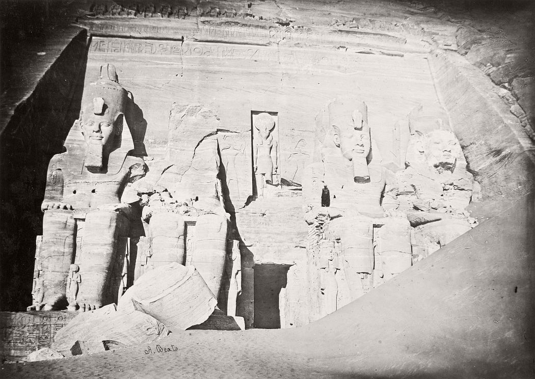 Temple Of Abu Simbel, Egypt, circa 1870