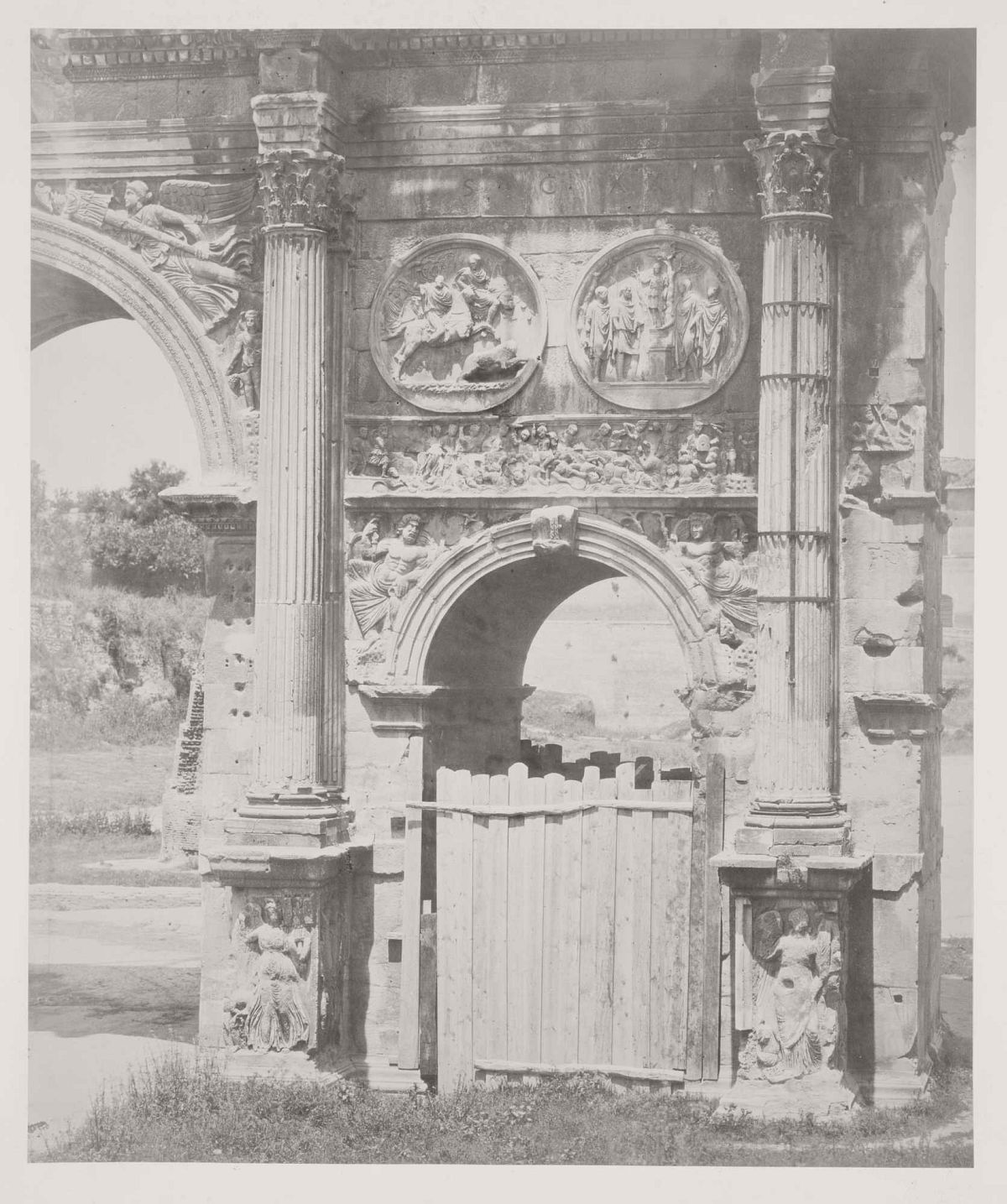 Arch of Constantine, Rome, 1860s.