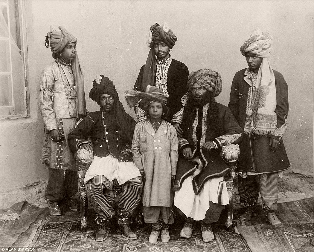 His Highness the Khan of Kalat and Sons, by Fred Bremner.