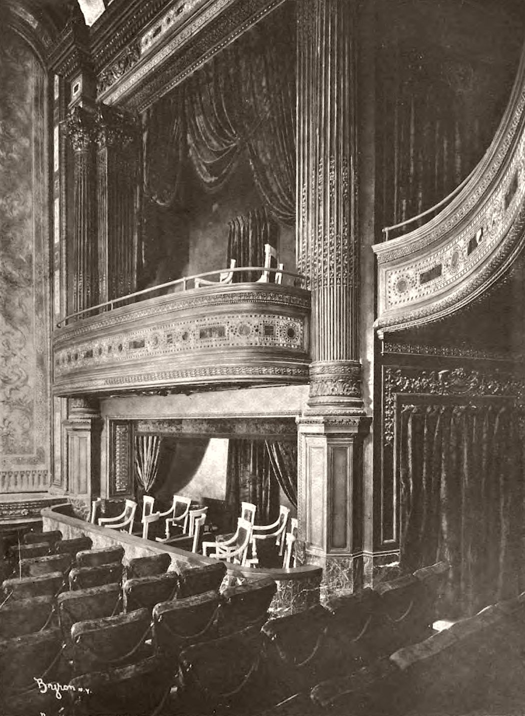 Hudson Theatre boxes, 1904.