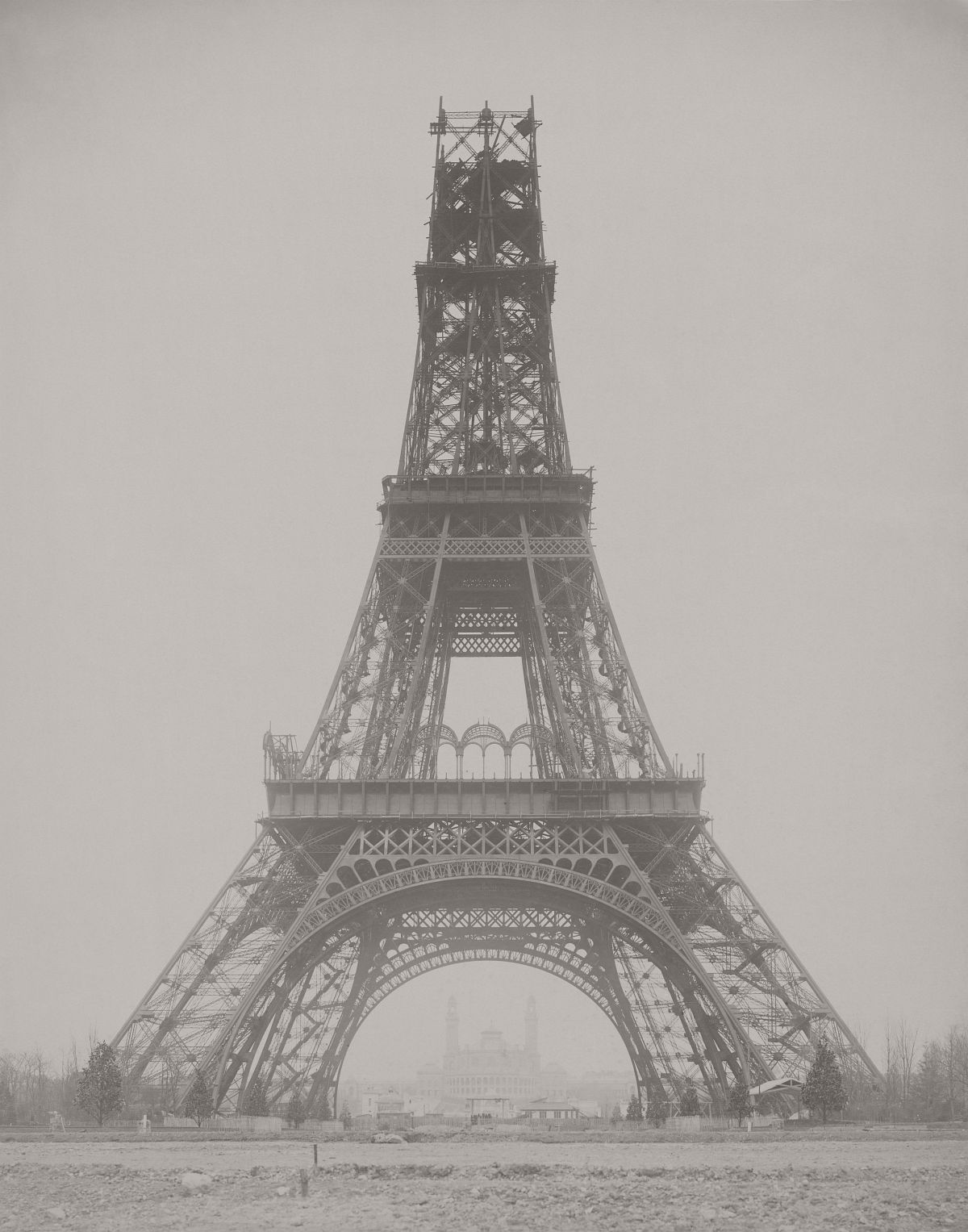 The Eiffel Tower: State of the Construction, Paris, France, November 23, 1888.
