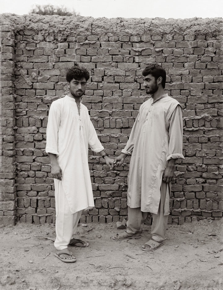 Fazal Sheikh, Dr. Jan's son and friend, Afghan refugee village, Nasirbagh, North West Frontier Province, Pakistan, 1997, from the series The Victor Weeps. © Fazal Sheikh
