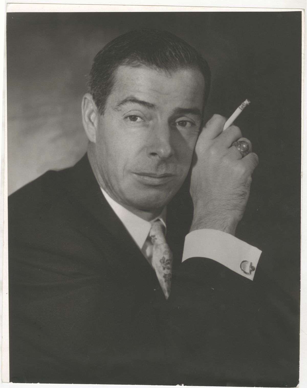 Photo: Editta Sherman (1912–2013); Joe DiMaggio; 1955. Gelatin silver print. New-York Historical Society; Gift of Kenneth Sherman. 