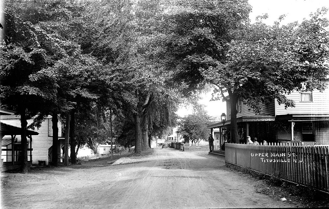 Upper Main Street, Titusville, NJ, 1912