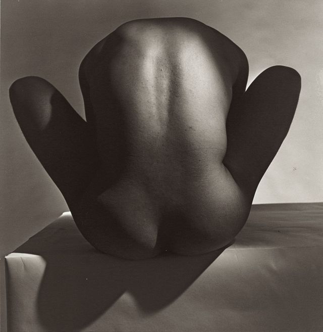 Horst P. Horst, Male Nude II (backside), N.Y. 1952, Platinum print