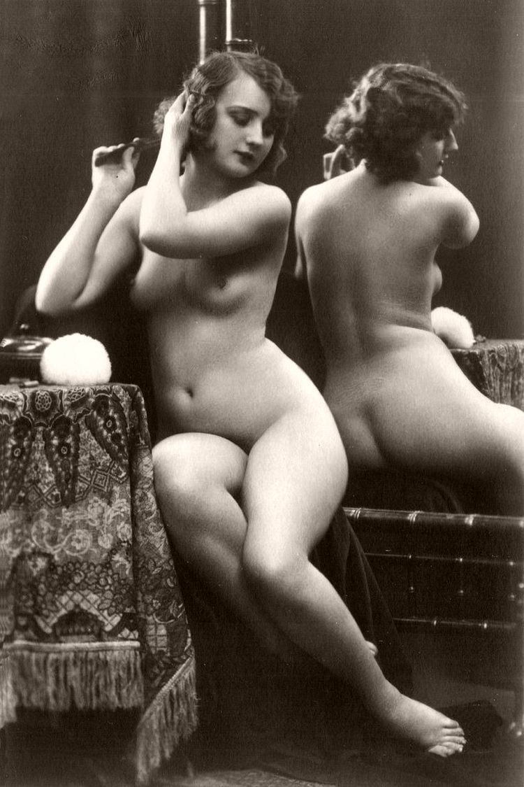 Vintage Early Th Century B W Nudes Monovisions Black White