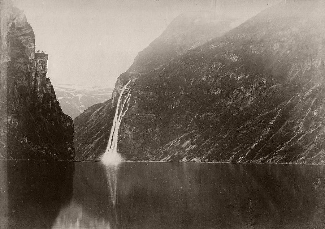 Seven Sisters waterfall in the Geirangerfjord