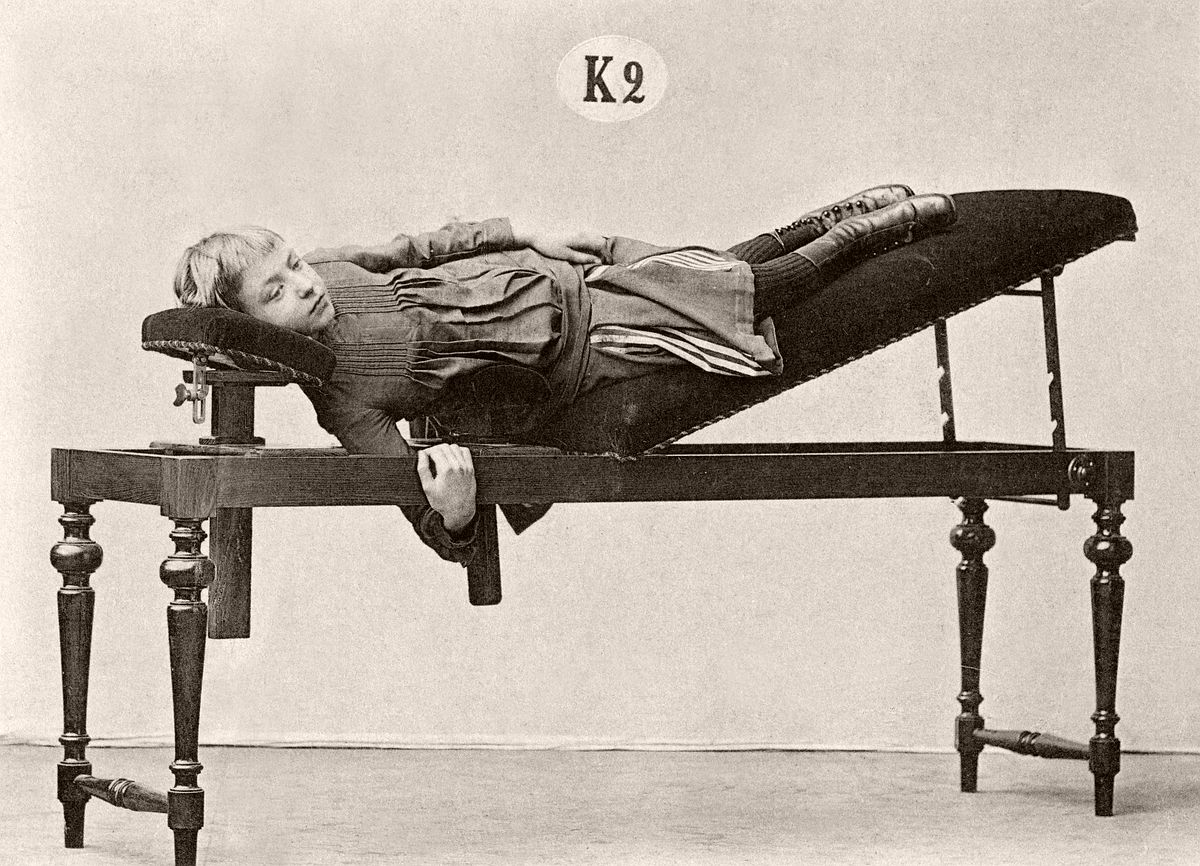 World's First Fitness Machines created by Dr Gustav Zander (Image: Caters)