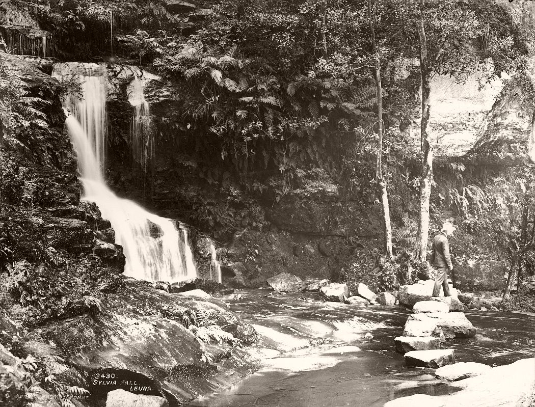 Sylvia Falls, Leura, circa 1900.