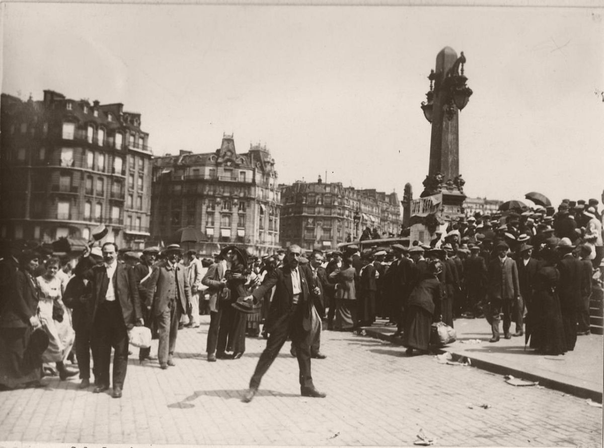 1914. Gare de Lyon.