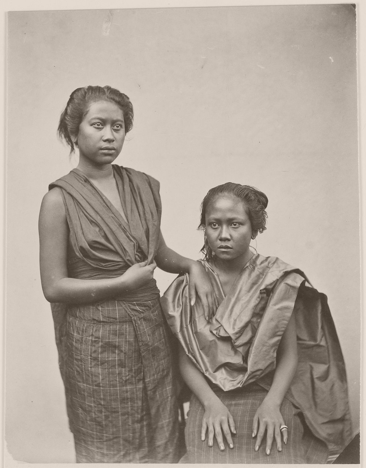 Balinese women, circa 1870.