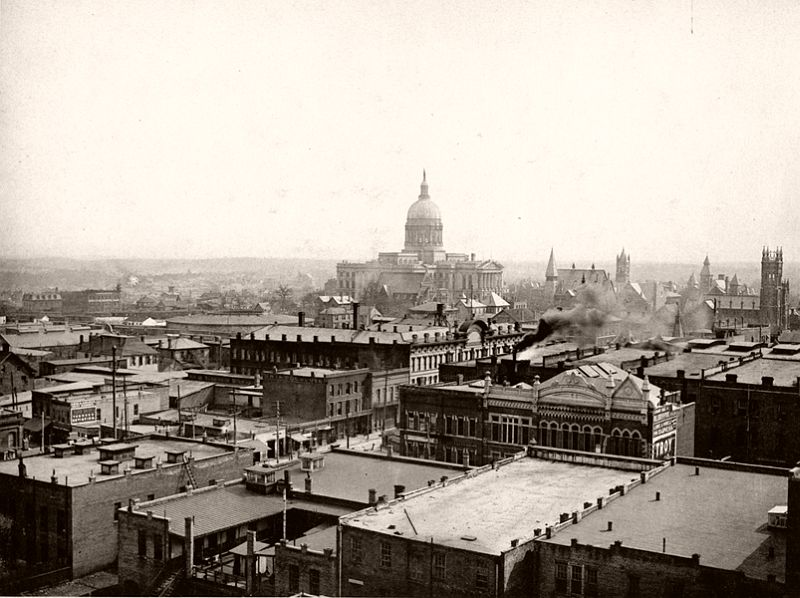 Downtown Atlanta taken from the roof of the Equitable Building, 1895
