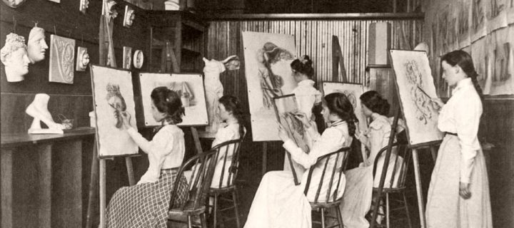 Vintage: U.S. Classroom Scenes (late 19th Century)