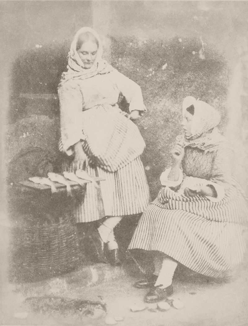Jeanie Wilson and Annie Linton, Newhaven, 1843