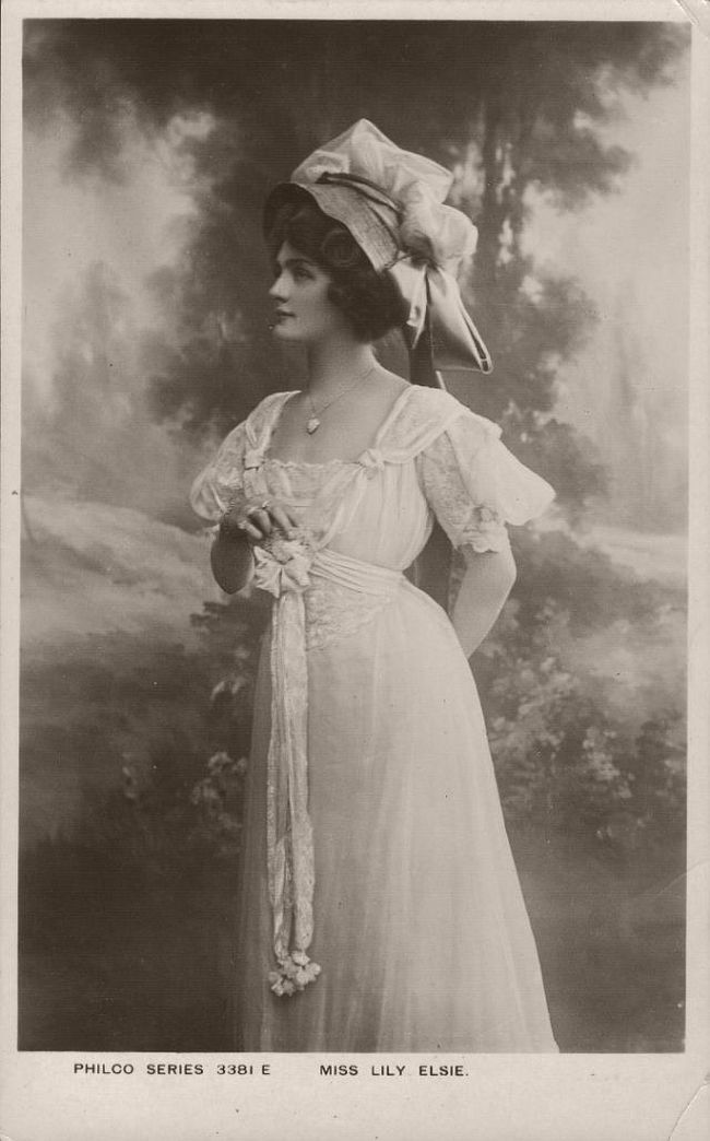 Vintage: Portrait Of Miss Lily Elsie (1900S And 1910S)