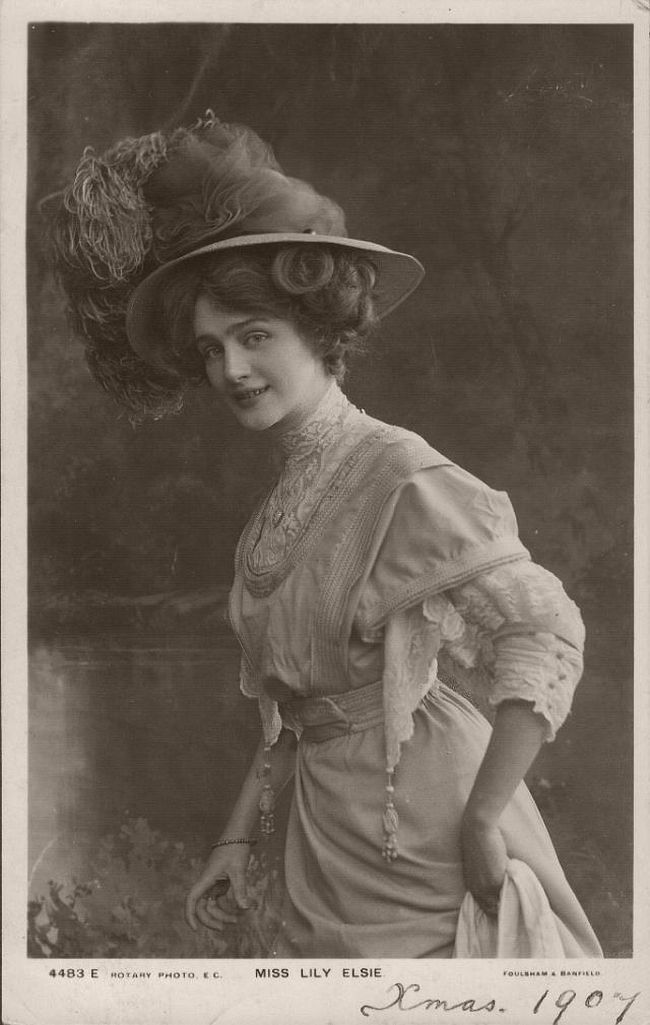 Vintage: Portrait Of Miss Lily Elsie (1900S And 1910S)