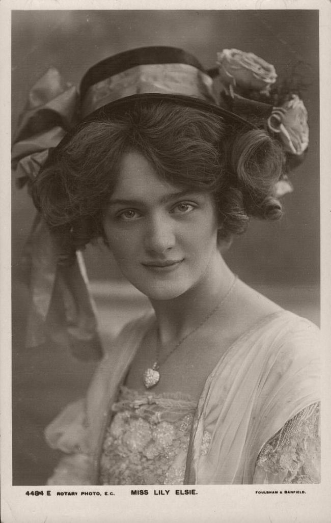 Vintage: Portrait Of Miss Lily Elsie (1900S And 1910S)