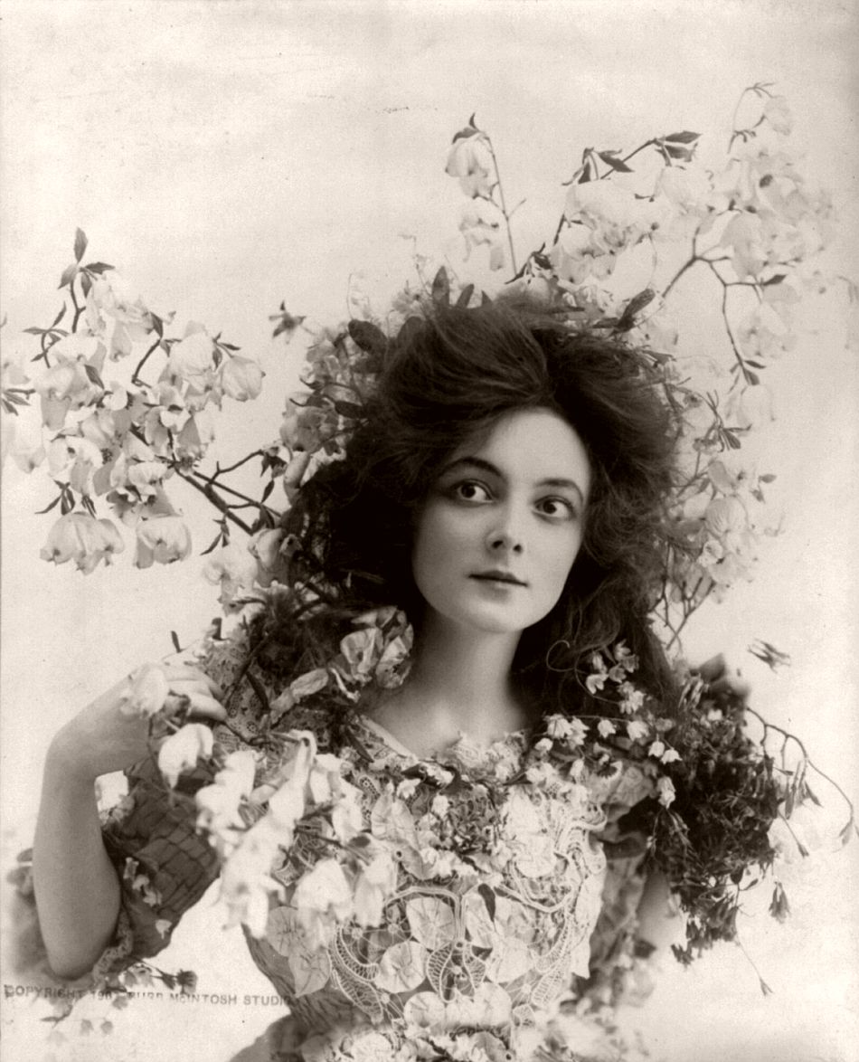 Marie Doro (1882 – 1956) was an American stage and film actress of the early silent film era.  She was first noticed as a chorus-girl by impresario Charles Frohman, who took her to Broadway, where she also worked for William Gillette of Sherlock Holmes fame, her early career being largely moulded by these two much-older mentors. Although generally typecast in lightweight feminine roles, she was in fact notably intelligent, cultivated and witty.