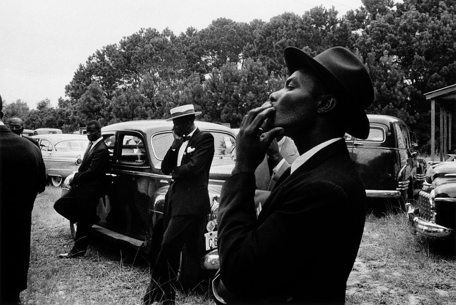 Robert Frank, Funeral - St. Helena, South Carolina, from the book The Americans, © Robert Frank