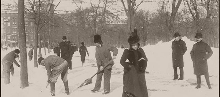 Vintage: Snow Removal in the New York City (late 19th Century)