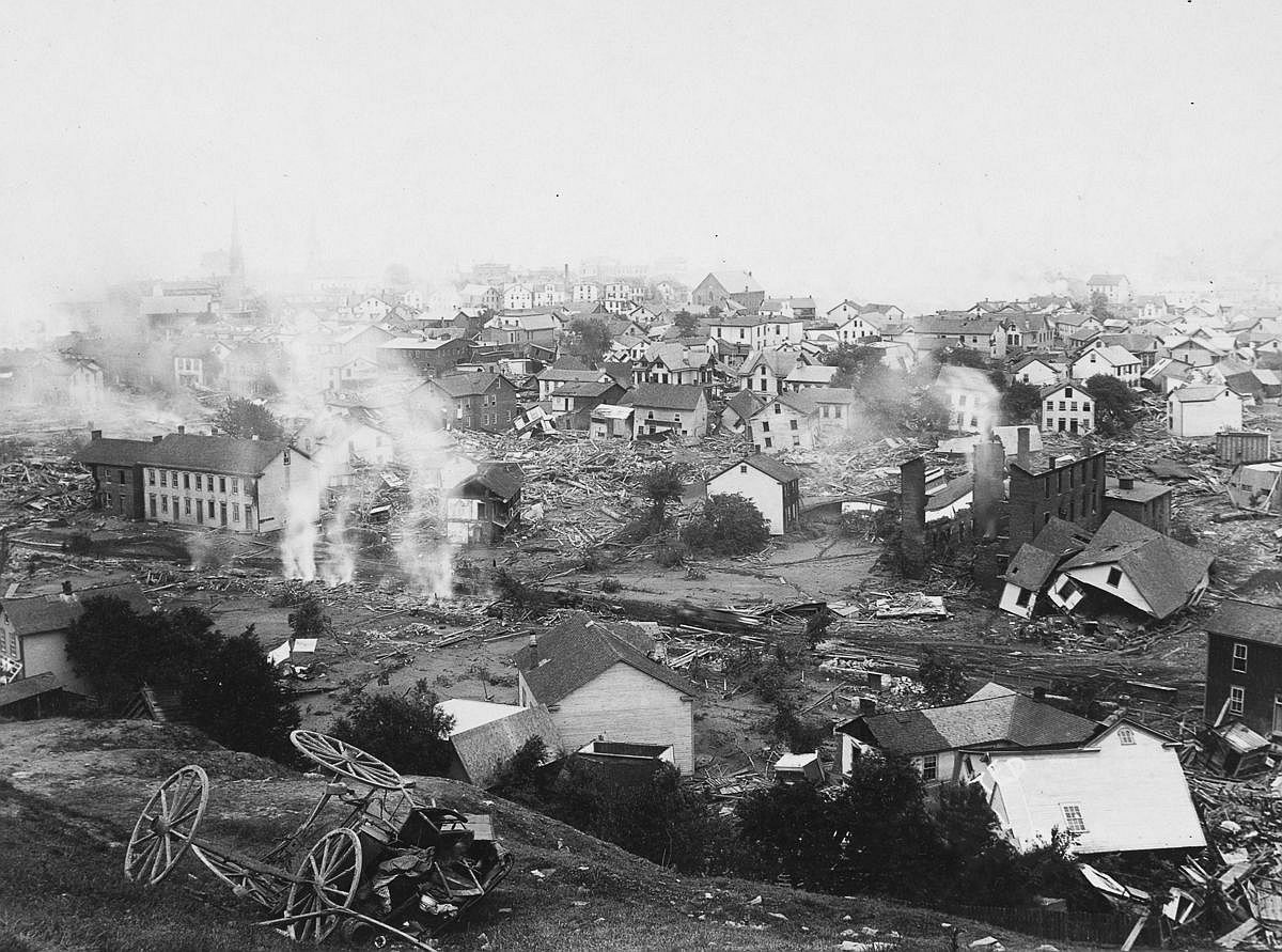 The ruins of Johnstown.  Image: Library of Congress