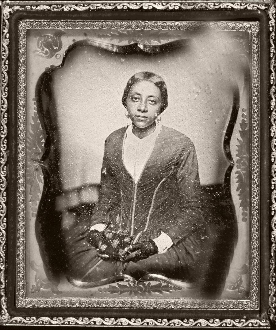 Unidentified woman, presumed member of the Urias McGill family. 