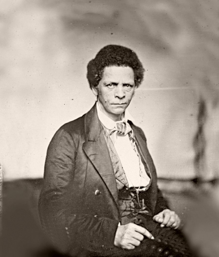 Joseph Jenkins Roberts, the first and seventh president of Liberia, 1851.
