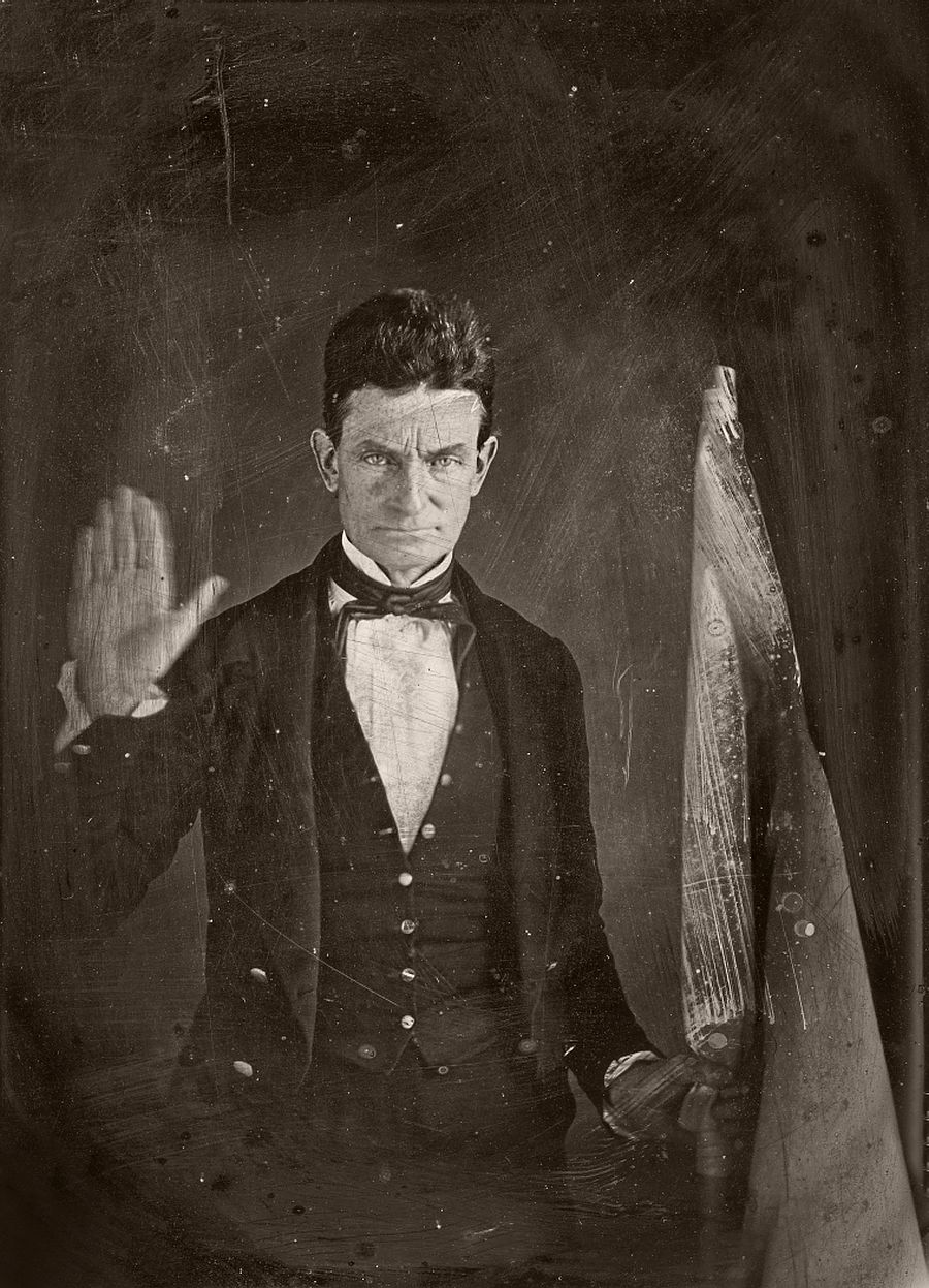 Radical abolitionist, John Brown, who believed that armed insurrection was the only way to overthrow the slavery in the United States.