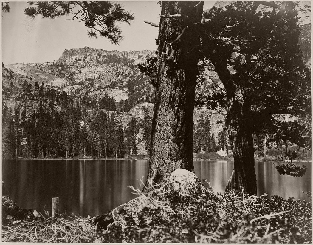 View in Emerald Bay-Lake Tahoe, 1860 - 1879.