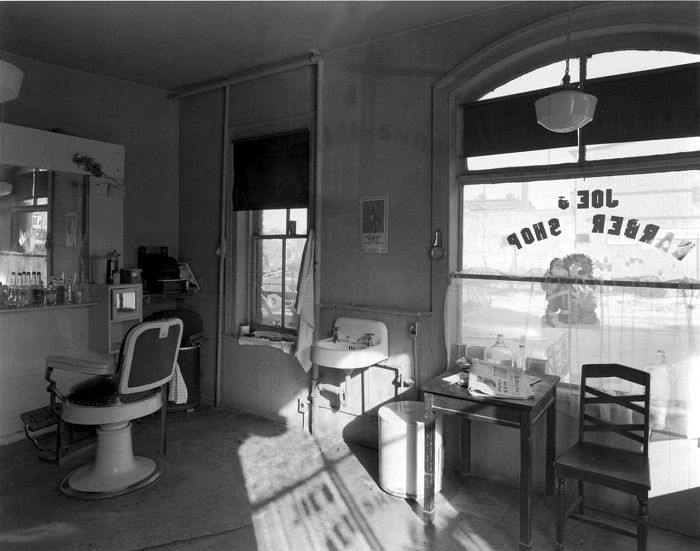 Joe's Barber Shop, Paterson, New Jersey, 1970