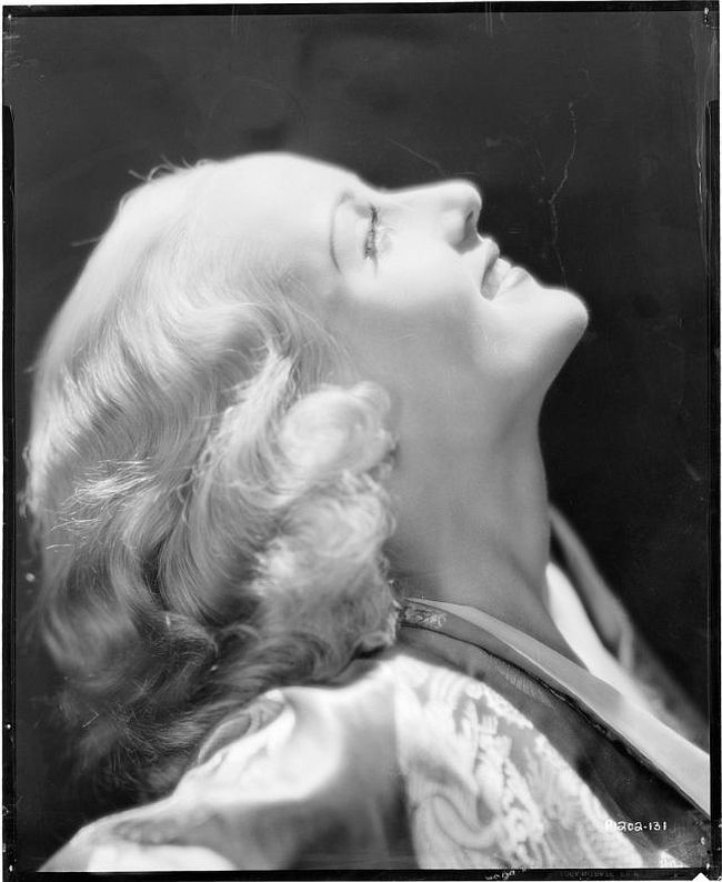Vintage: Glass Plate Negatives of Carole Lombard (1930s)