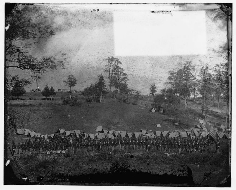 93rd New York Infantry, headquarters Army of the Potomac