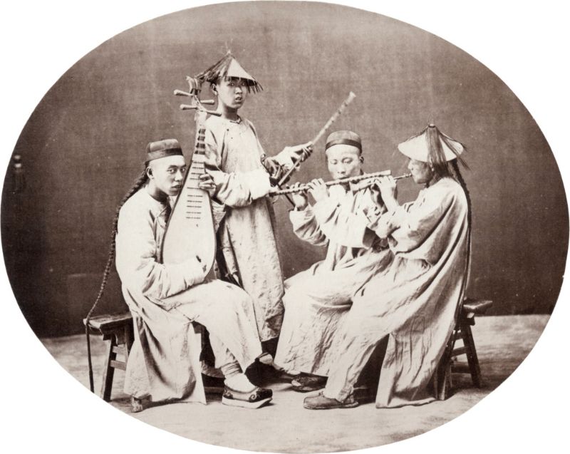 Musicians, Shanghai, circa 1864