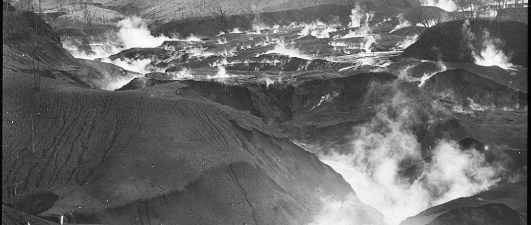 Vintage: Volcanoes and Avalanches by Tempest Anderson (1900s)