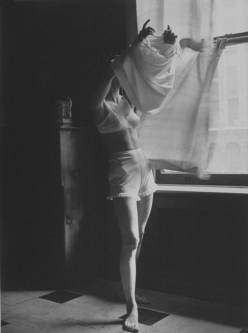Lillian Bassman Next to Nothing. Model Unknown, New York. Junior Bazaar 1948