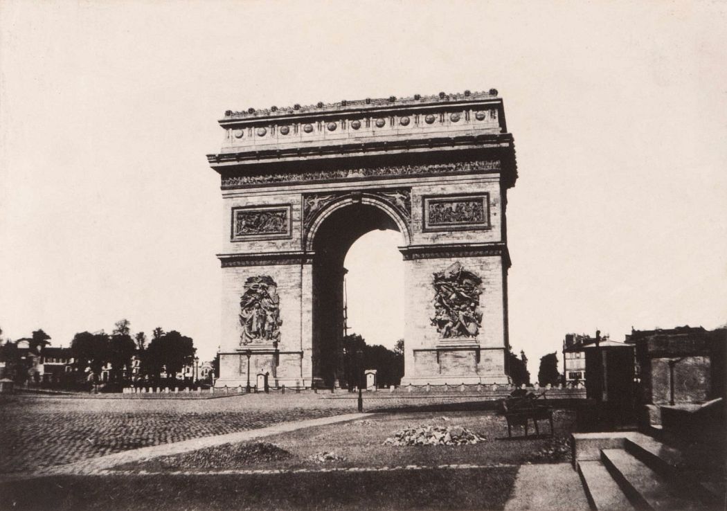 Charles Marville French, 1816–1879 Arc de Triomphe, from the album Photographic Paris c. 1852