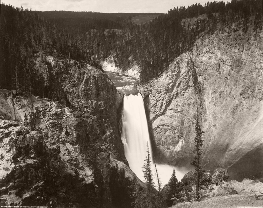 Great Falls of the Yellowstone by Frank Jay Haynes