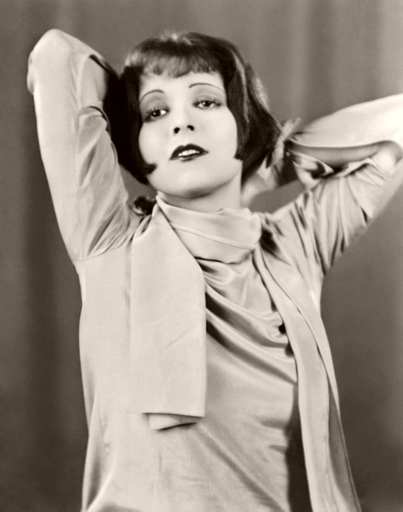 Vintage Portraits Of Clara Bow Silent Movie Star Monovisions Black And White Photography