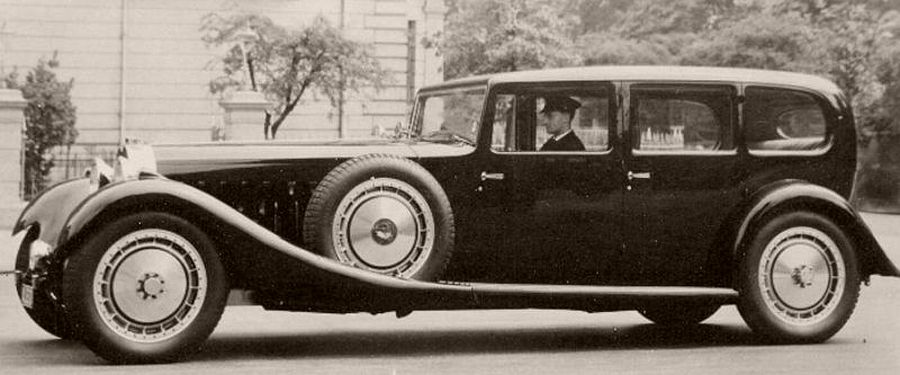 1931 Bugatti Type 41 Royale Limosine body by Park Ward