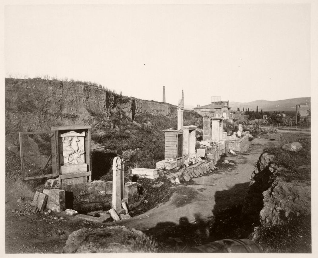 Kerameikos, Athens, Greece, 1882
