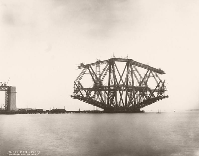 The Forth Bridge Construction (1890s)